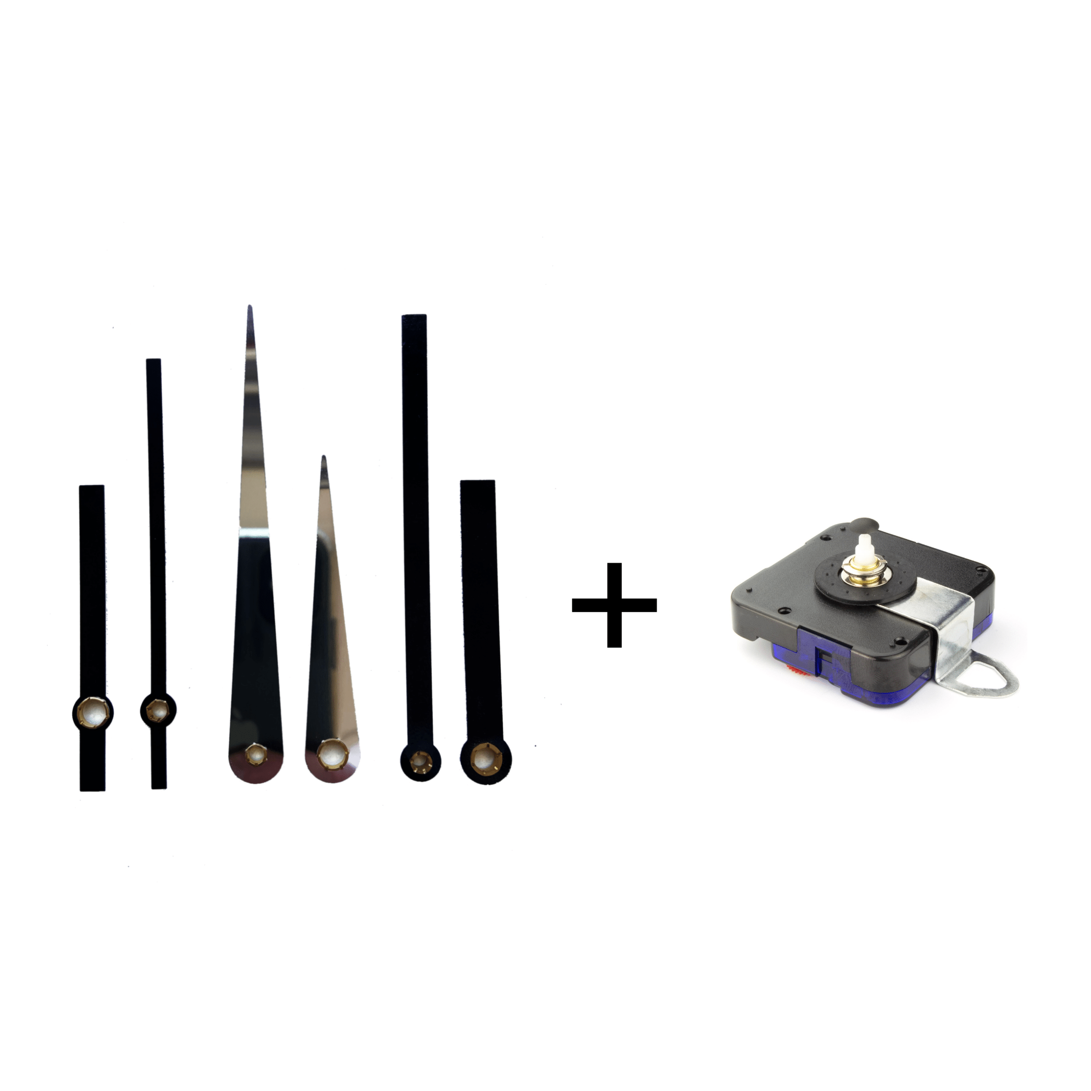 NeXtime Clocks clock hands set S with silent movement, includes hour, minute, and second hands for clock repair or replacement.